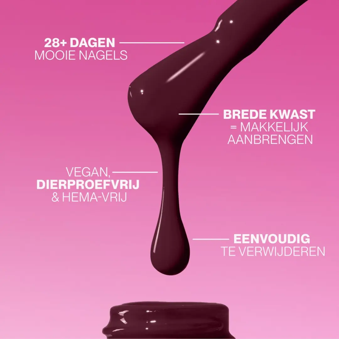 Pink Gellac Sangria Red 332 Gellak - 15ml