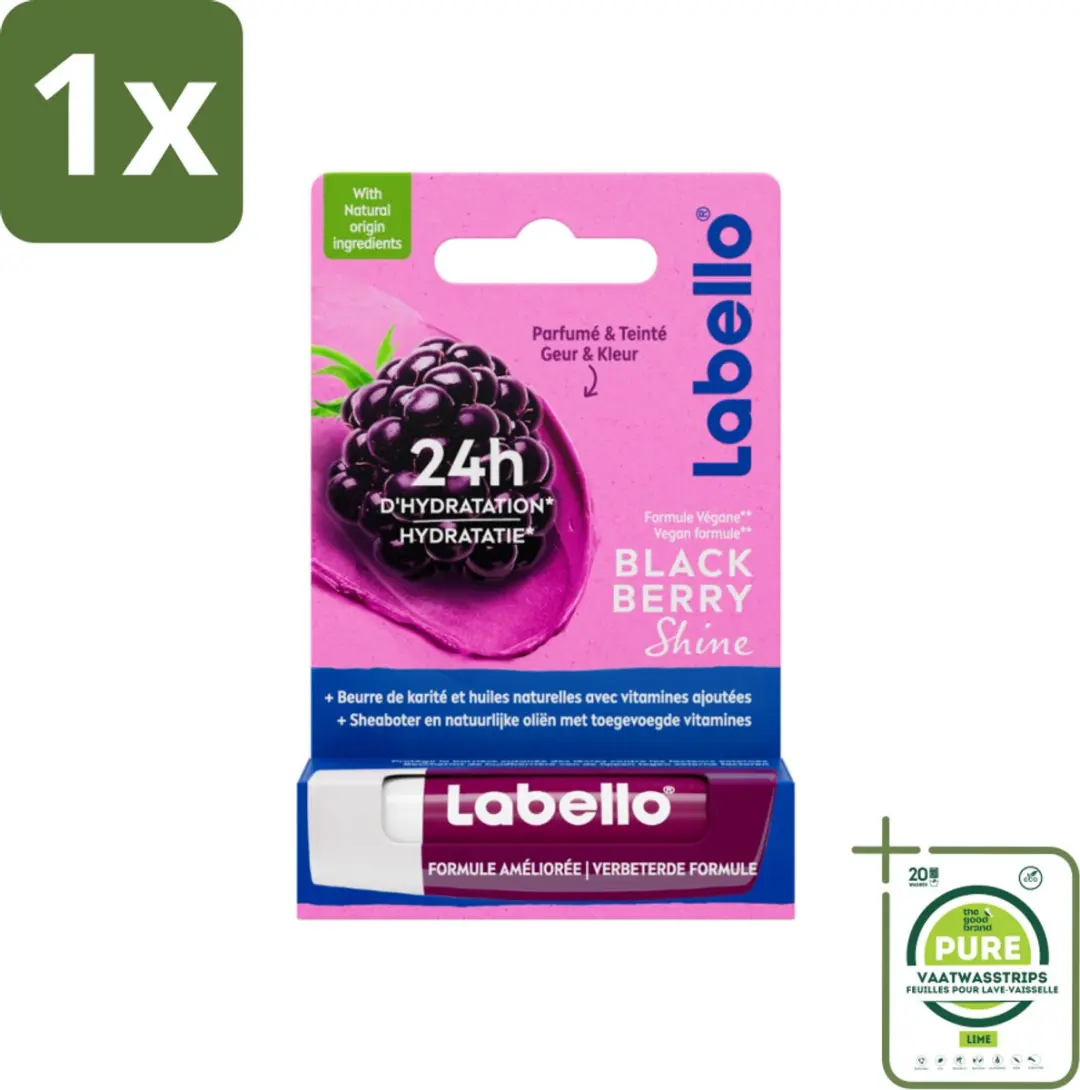 Labello Blackberry Shine Lippenbalsem 5,5ml