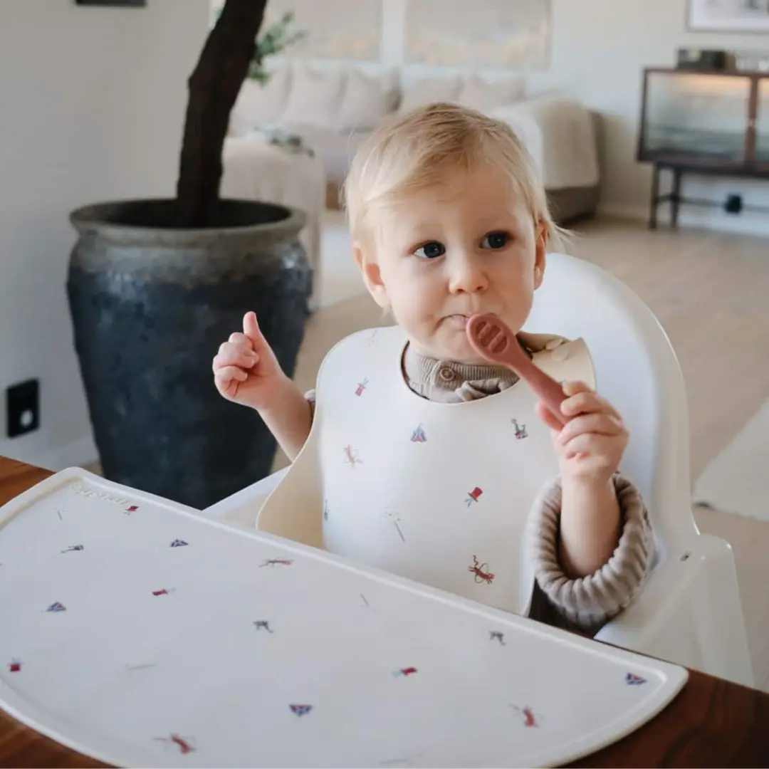 Mushie Siliconen Placemat Circus Print