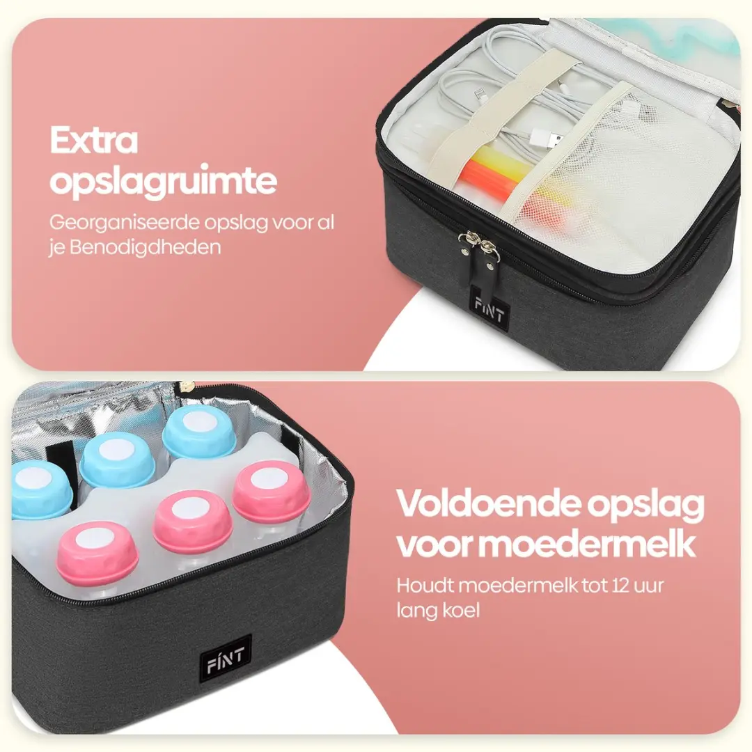 FÍNT Luxe Koeltas 6L - Zwart