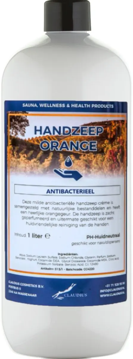 Splashbox Cosmetics Handzeep Orange 1L