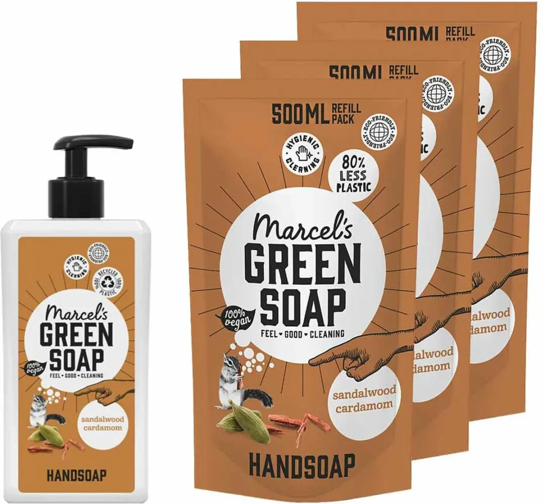Marcel's Green Soap Sandelhout & Kardemom Handzeep