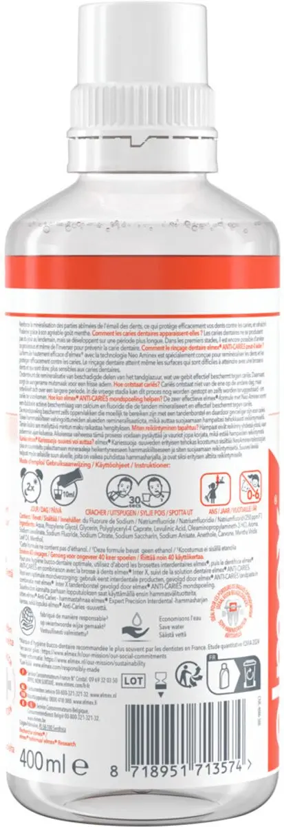 Elmex Mondspoeling Anti-Cariës 400ml