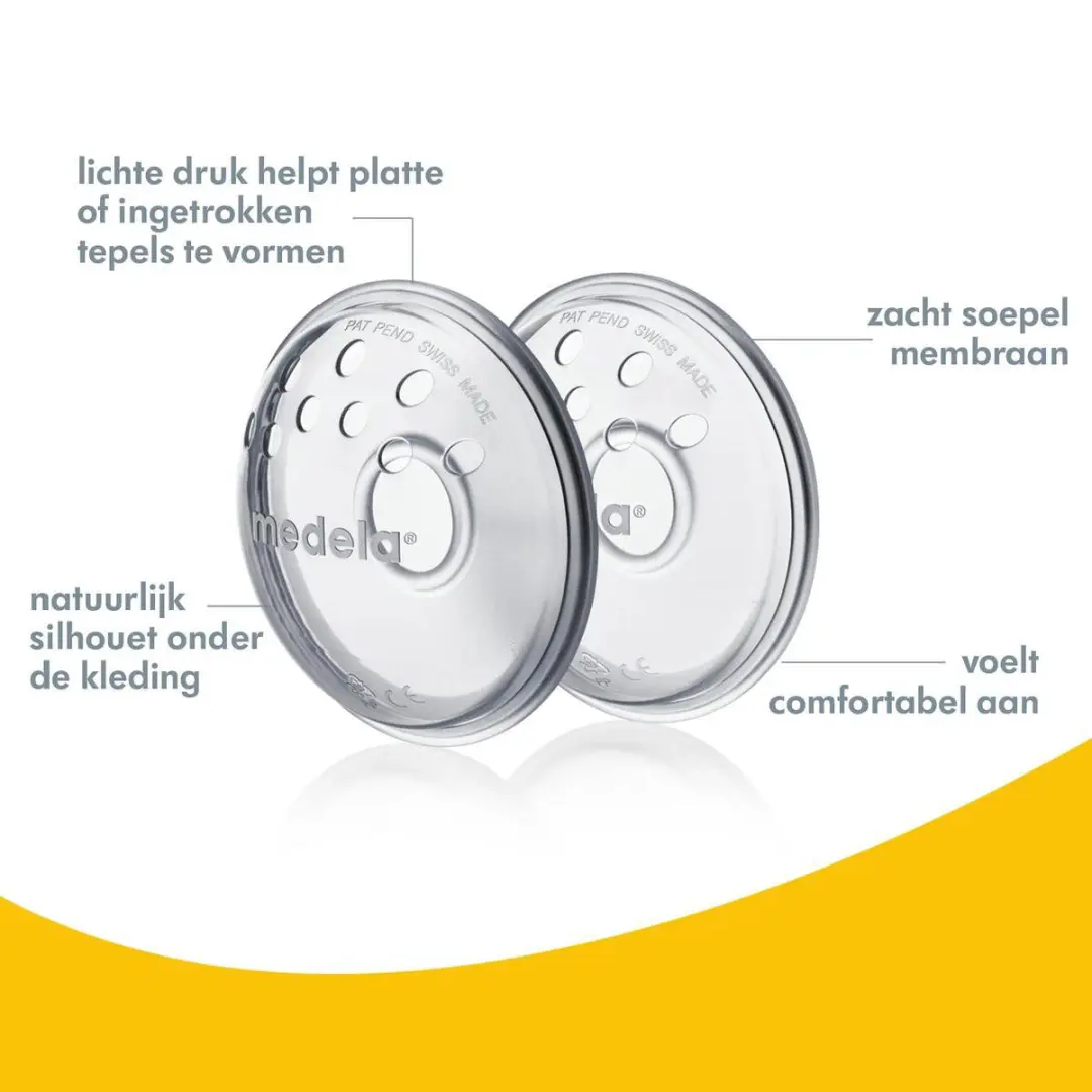 Medela Tepelvormers - 2 Stuks - Transparant