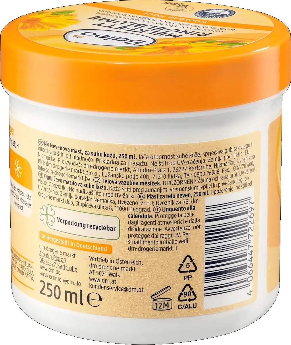 Balea Goudsbloem Melkvet 250ml