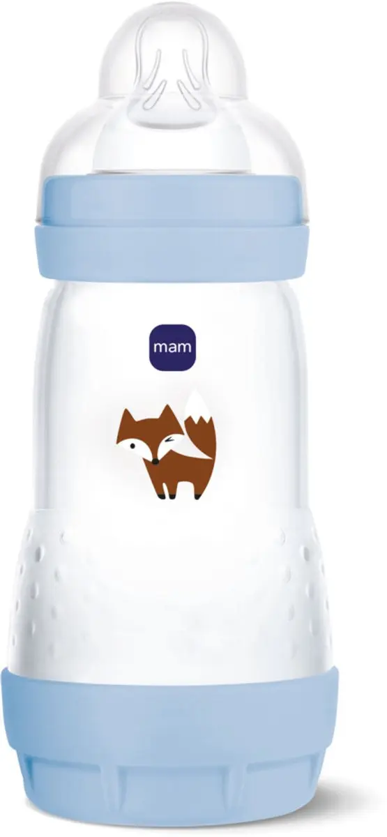 MAM Easy Start Anti-Colic Babyfles 260ml - Blauw