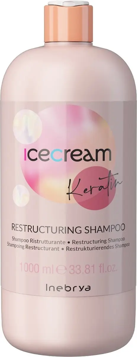 Inebrya Ice Cream Keratin Shampoo 1000ml