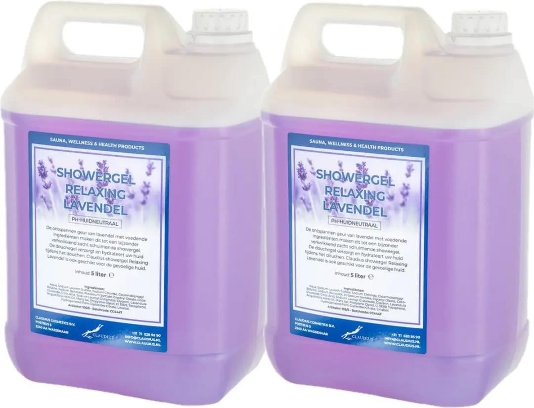 Splashbox Cosmetics Claudius Douchegel Lavendel 5L