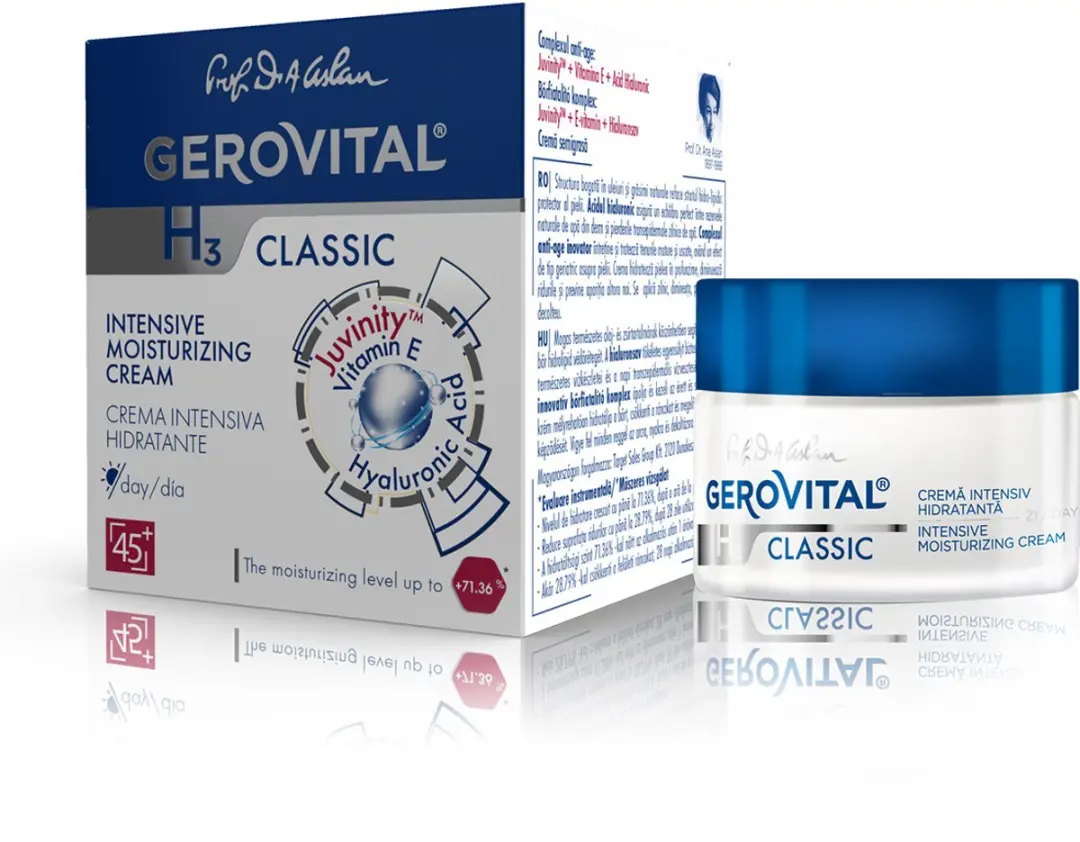 Gerovital H3 Classic Hydraterende Set - Dagcrème 50ml + Handcrème 100ml