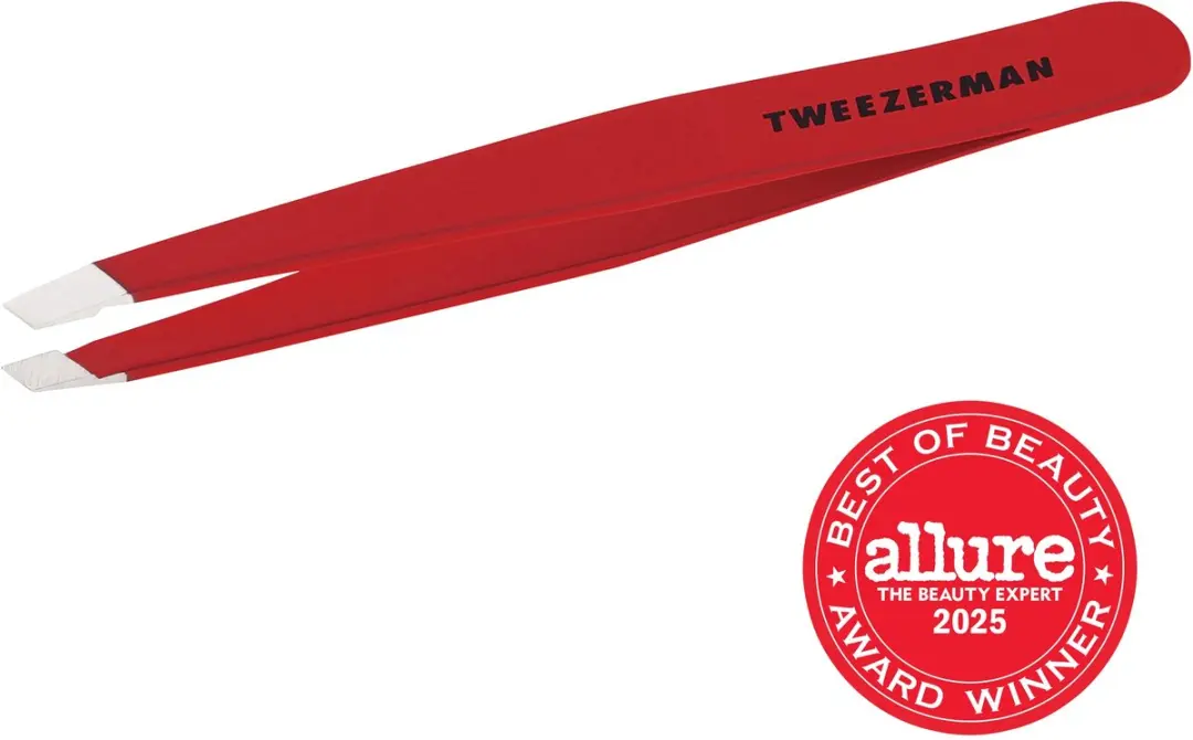 Tweezerman Slant Signature Red Wenkbrauwpincet