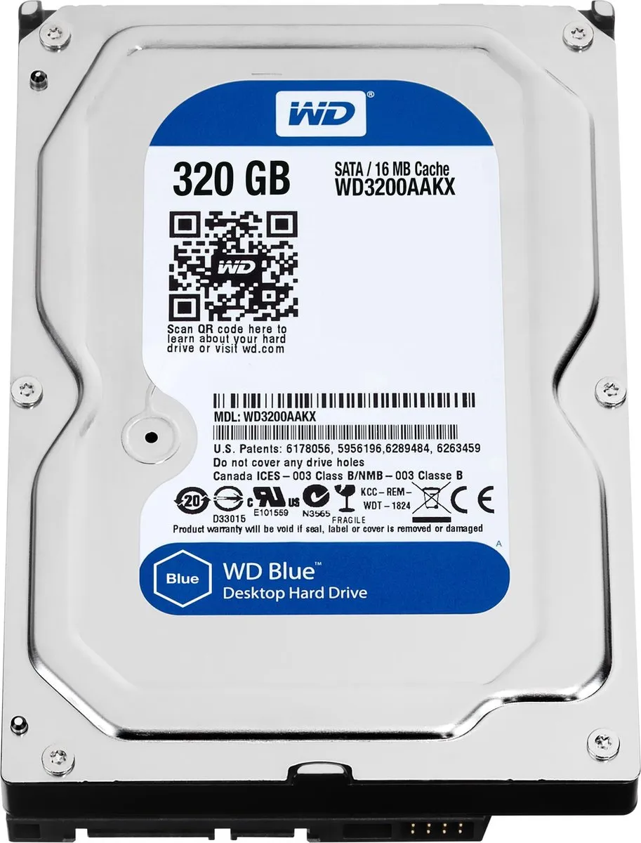 Western Digital WD Blue WD3200AAKX 320GB Harde Schijf