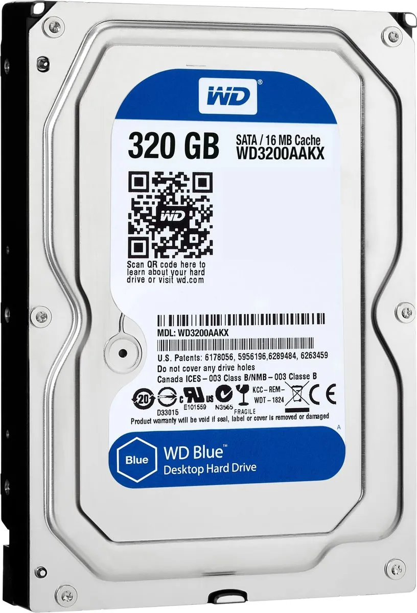Western Digital WD Blue WD3200AAKX 320GB Harde Schijf