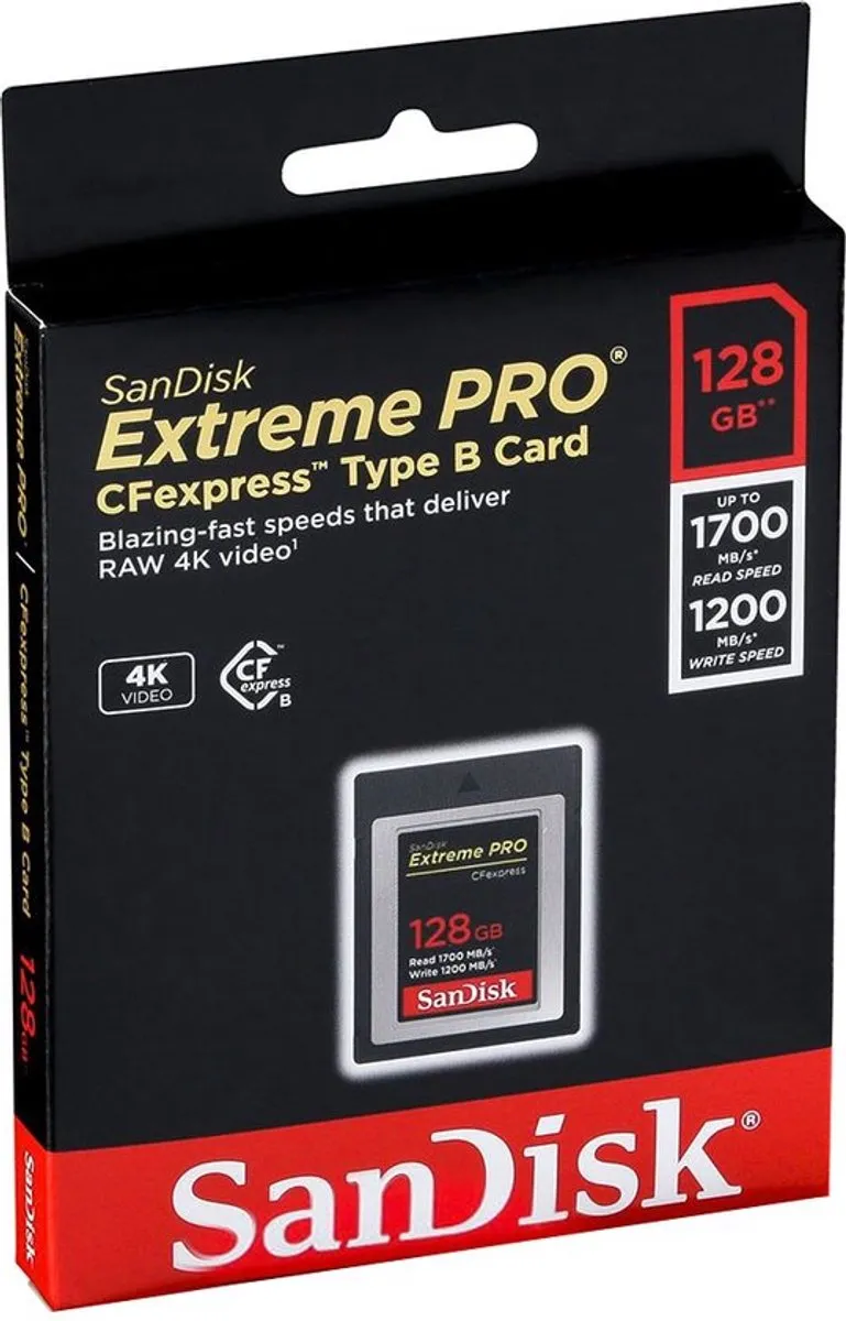 SanDisk Extreme Pro CF Express Type B 128GB - afbeelding 6 van 6