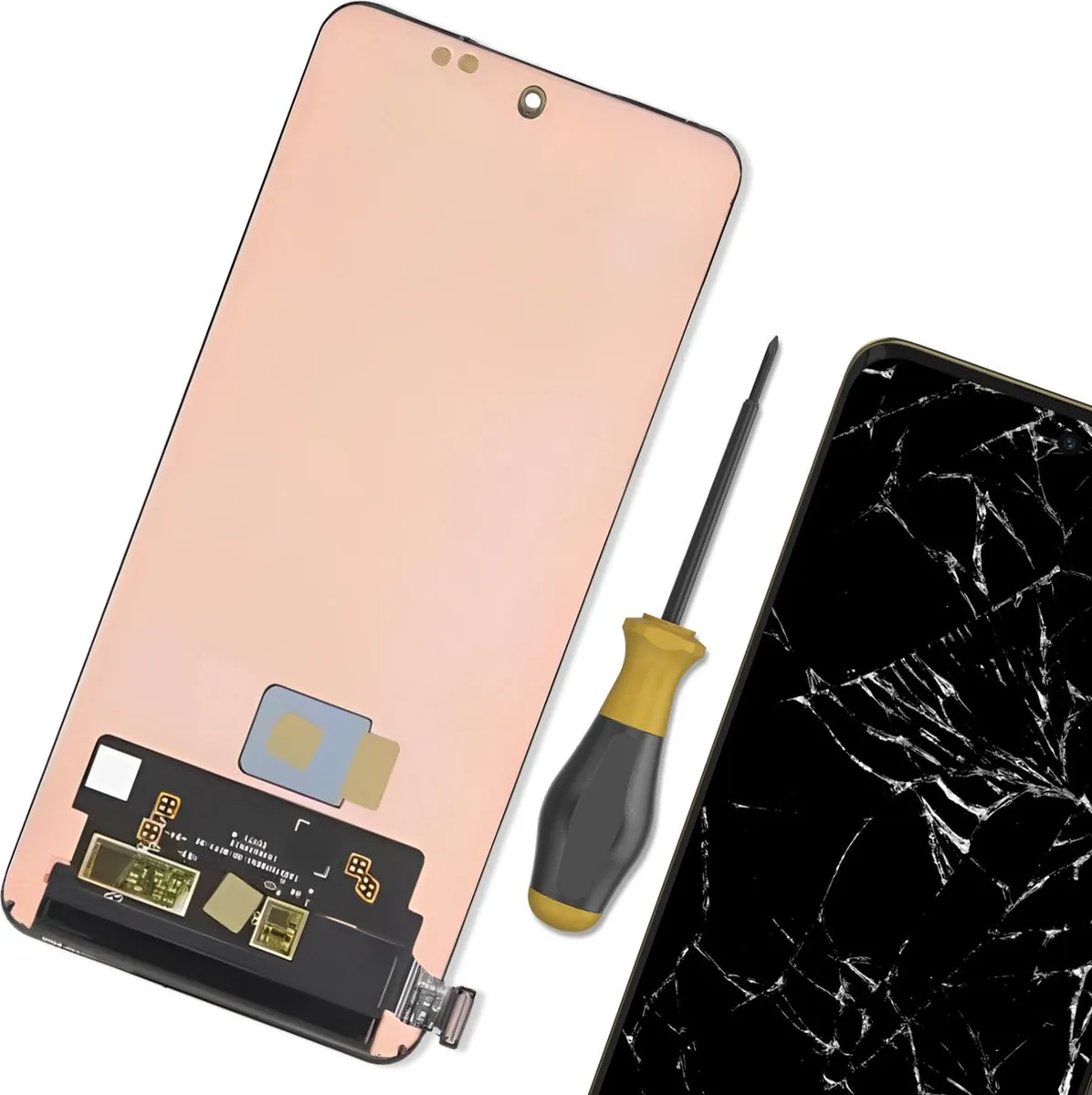 Realme AMOLED Scherm voor 12 Pro/Plus - Zwart