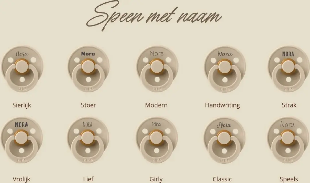 BIBS Anatomische Fopspenen Maat 2 6-18m - 4 Stuks - Ivory/Vanilla/Sand/Dark Oak