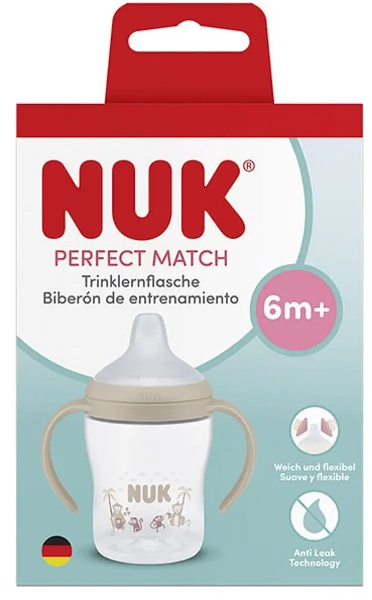 NUK Perfect Match Drinkbeker 150ml - Apenmotief