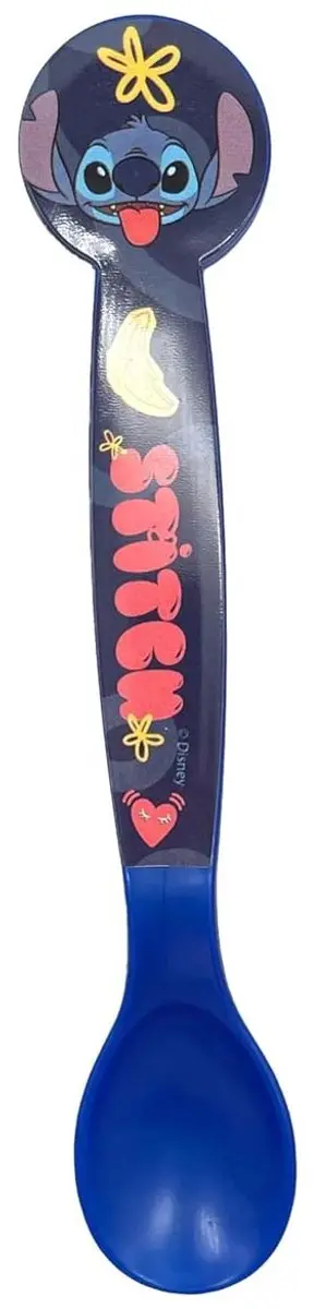 Disney Stitch Bestekset Lepel & Vork Palms Patroon - Blauw