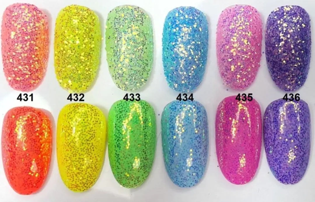 Korneliya Crystal Sugar Nagelglitters Holo Set 6x4ml