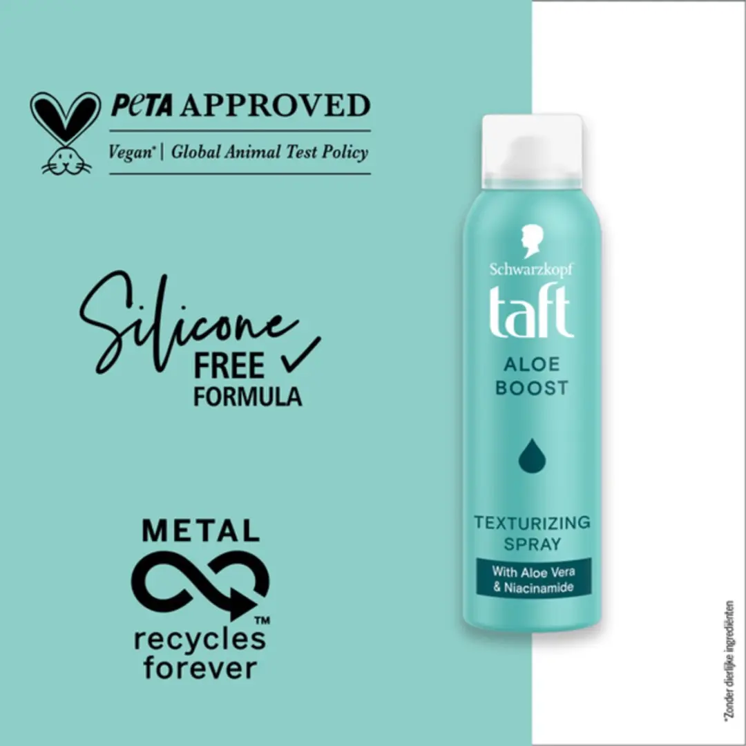 Taft Texturizing Spray Aloe Boost 150ml