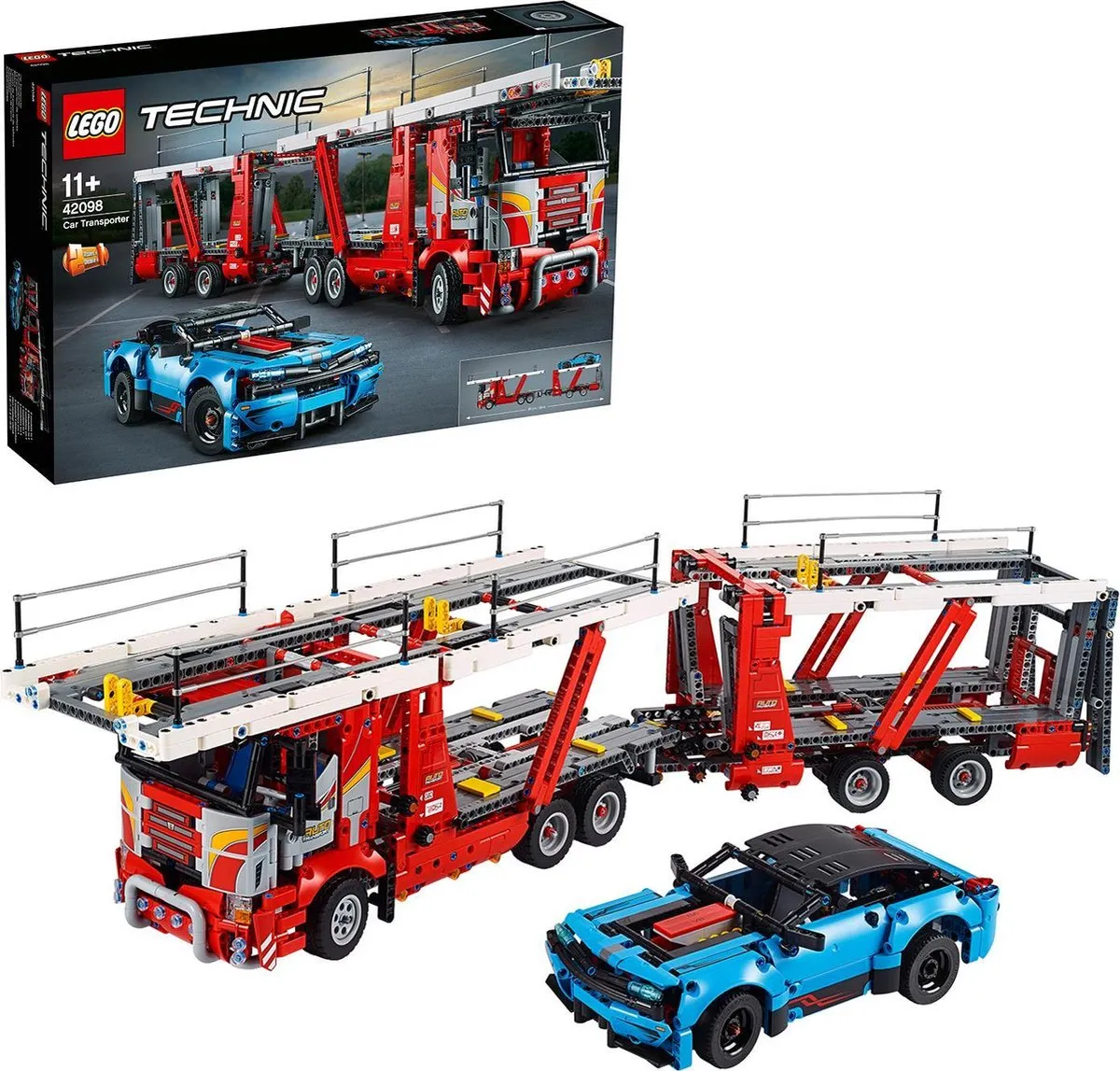 LEGO Technic Autotransportvoertuig 42098 - 2493 Stukken - Zwart - afbeelding 3 van 6