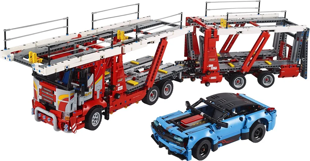 LEGO Technic Autotransportvoertuig 42098 - 2493 Stukken - Zwart - afbeelding 4 van 6