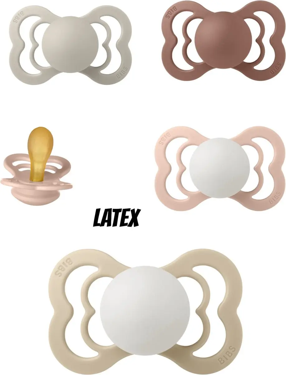 BIBS Supreme Latex Fopspeen 0-6 Maand
