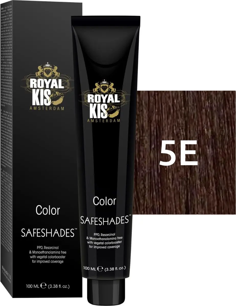 KIS Safeshades 150ml Haarkleuring - 5E - Full Coverage