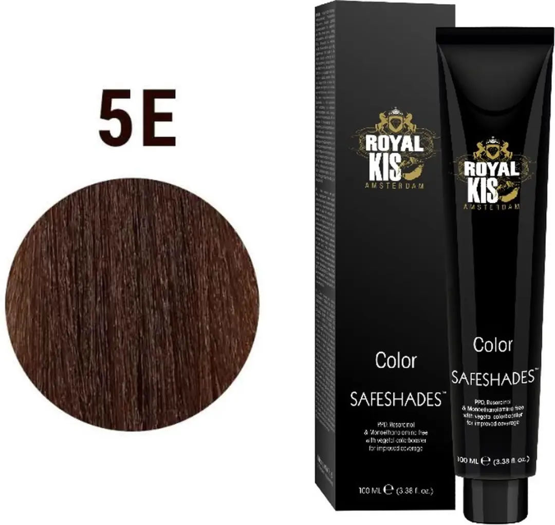 KIS Safeshades 150ml Haarkleuring - 5E - Full Coverage