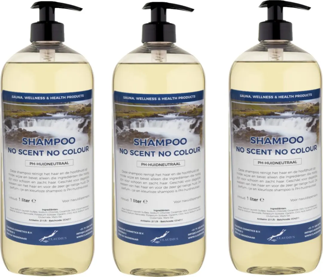 Splashbox Cosmetics Shampoo No Scent No Colour 1L