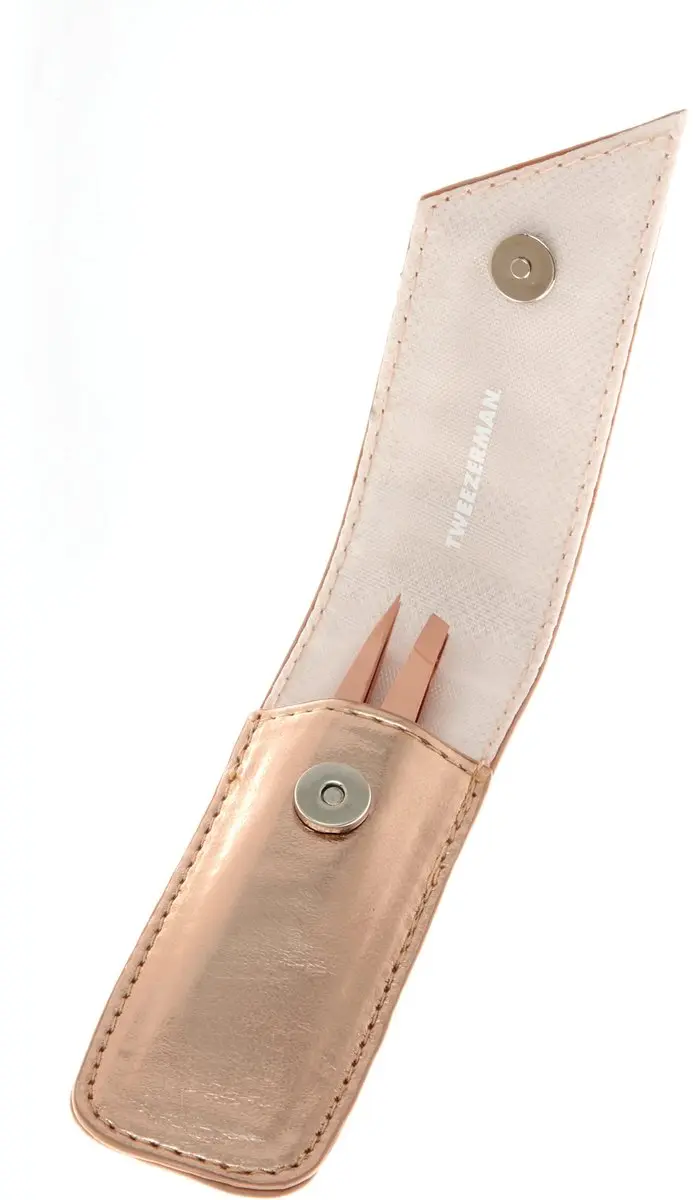 Tweezerman Rose Gold Petite Tweeze Set - Mini Slant & Point - 2 Stuks
