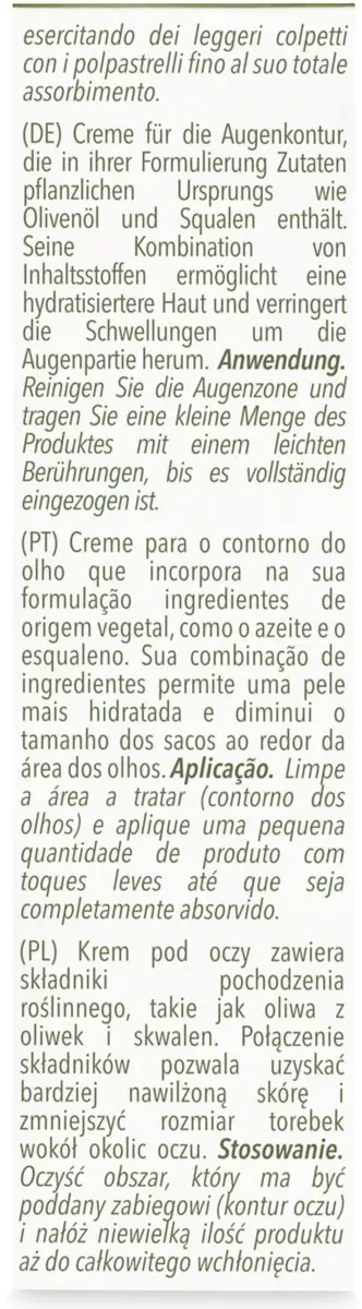 Postquam Skin Care Oogcontour Olijfolie 15ml