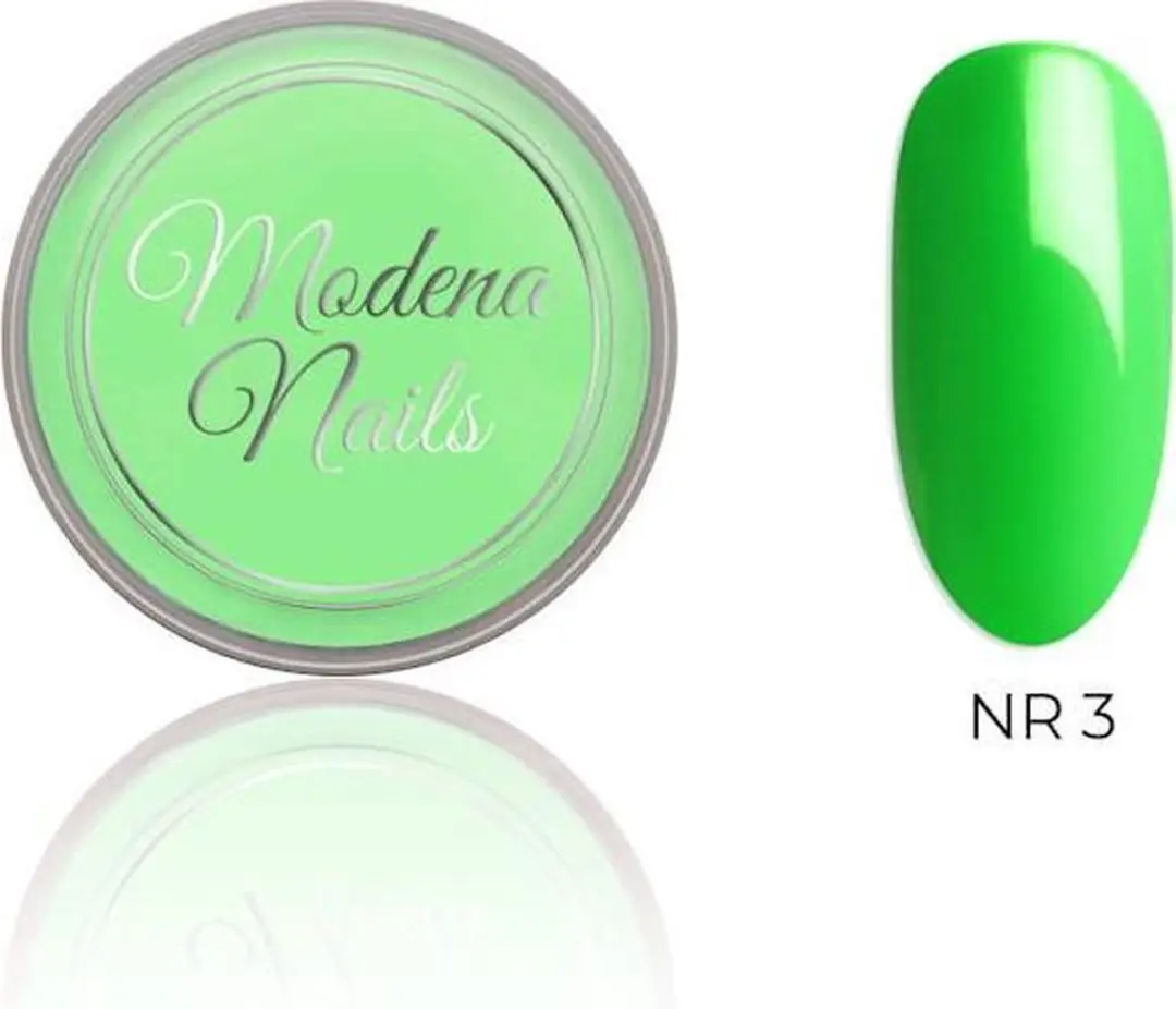 Modena Nails Acryl Neon Groen 03