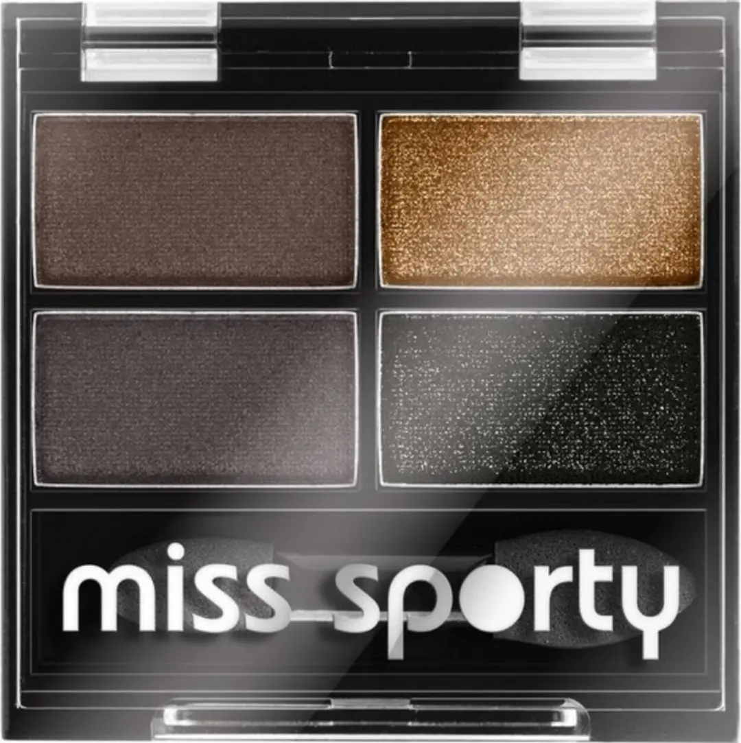 Miss Sports Studio Colour Quattro Quadruple Oogschaduw 403 Smoky Brown - 4 Kleuren