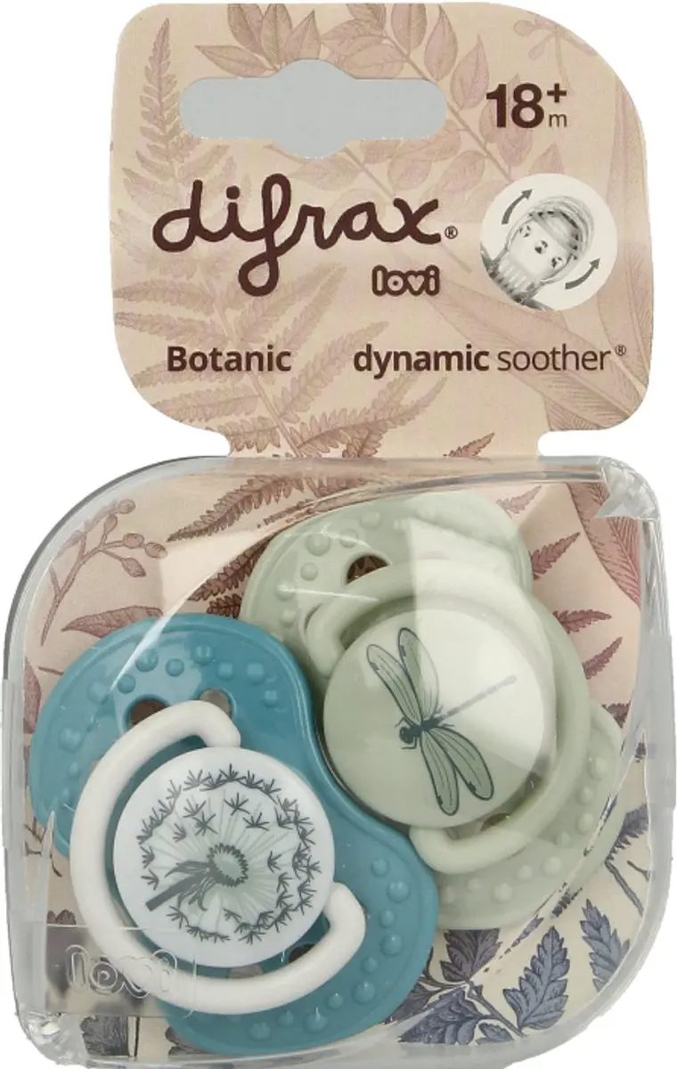 Difrax Lovi Fopspeen Botanic 20+ Maanden