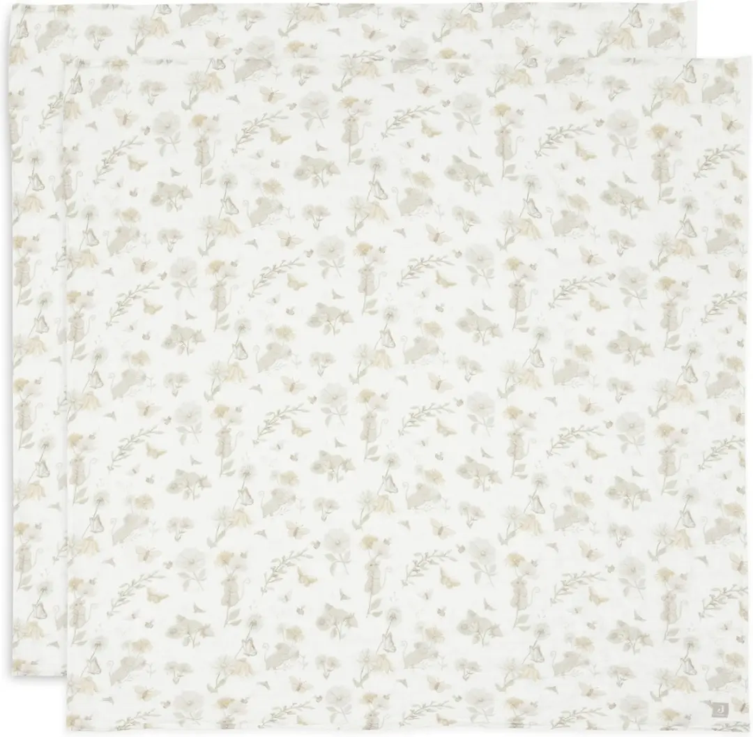 Jollein Hydrofiele Doek Large 115x115cm Dreamy Mouse - afbeelding 6 van 6