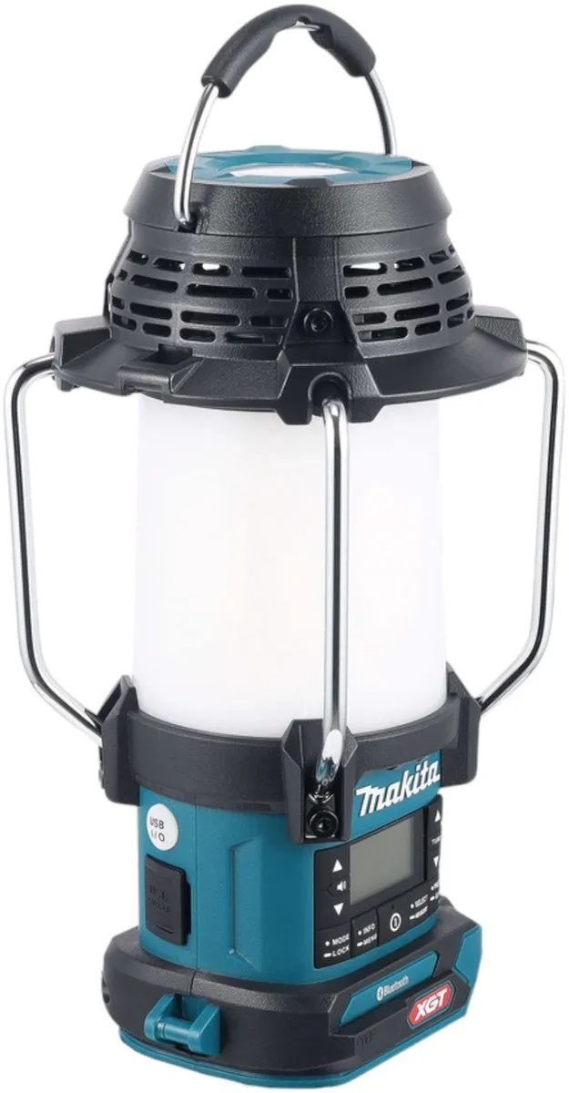 Makita MR009GZ Campinglamp met Radio 40V Max - Zwart/Blauw