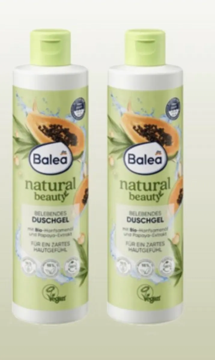 Balea Douchegel Hennepzaad & Papaya 2x250ml