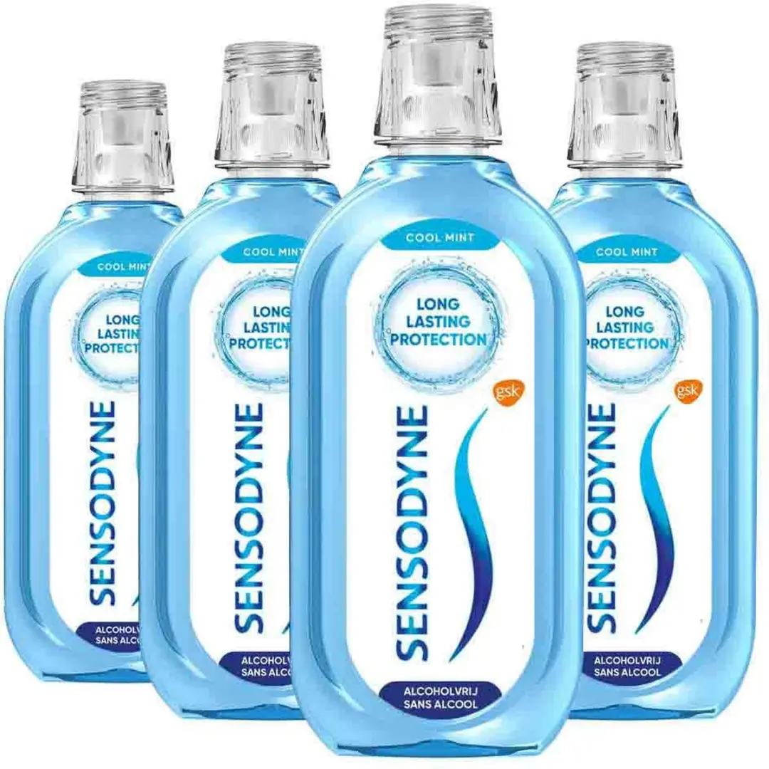 Sensodyne Fresh & Cool Mondwater - 2000ml (4x500ml)