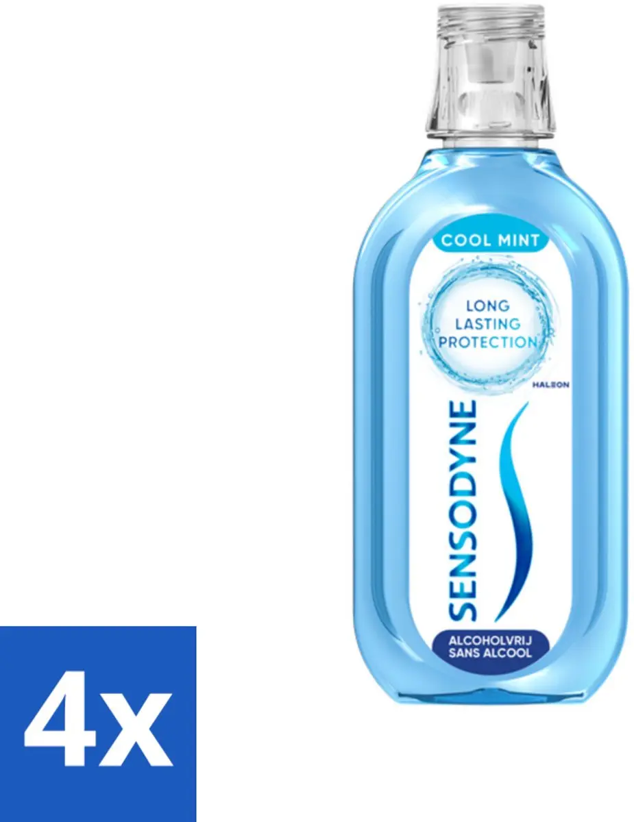 Sensodyne Fresh & Cool Mondwater - 2000ml (4x500ml)