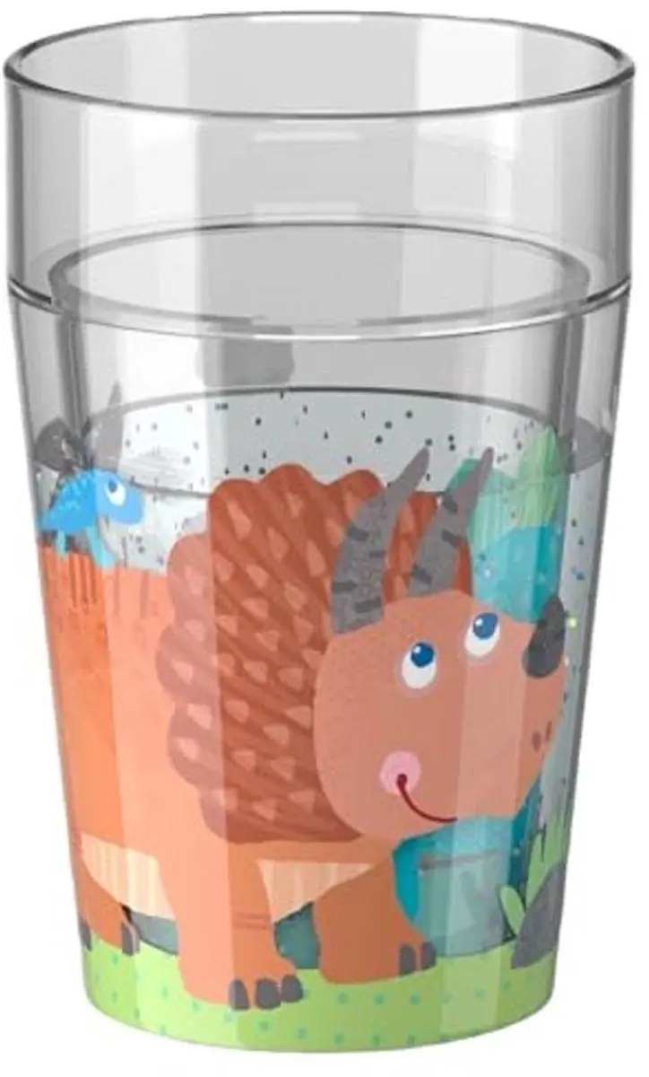 Haba Glitterbeker Dino 250ml