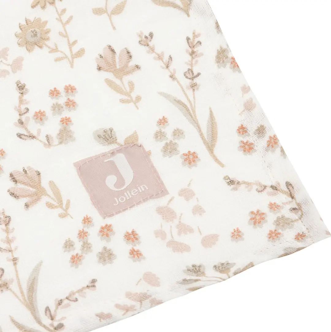 Jollein Hydrofiele Doek Large 115x115cm - 2 Stuks Bloomy