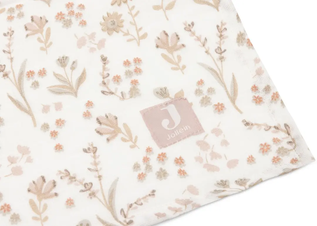 Jollein Hydrofiele Doek Large 115x115cm - 2 Stuks Bloomy
