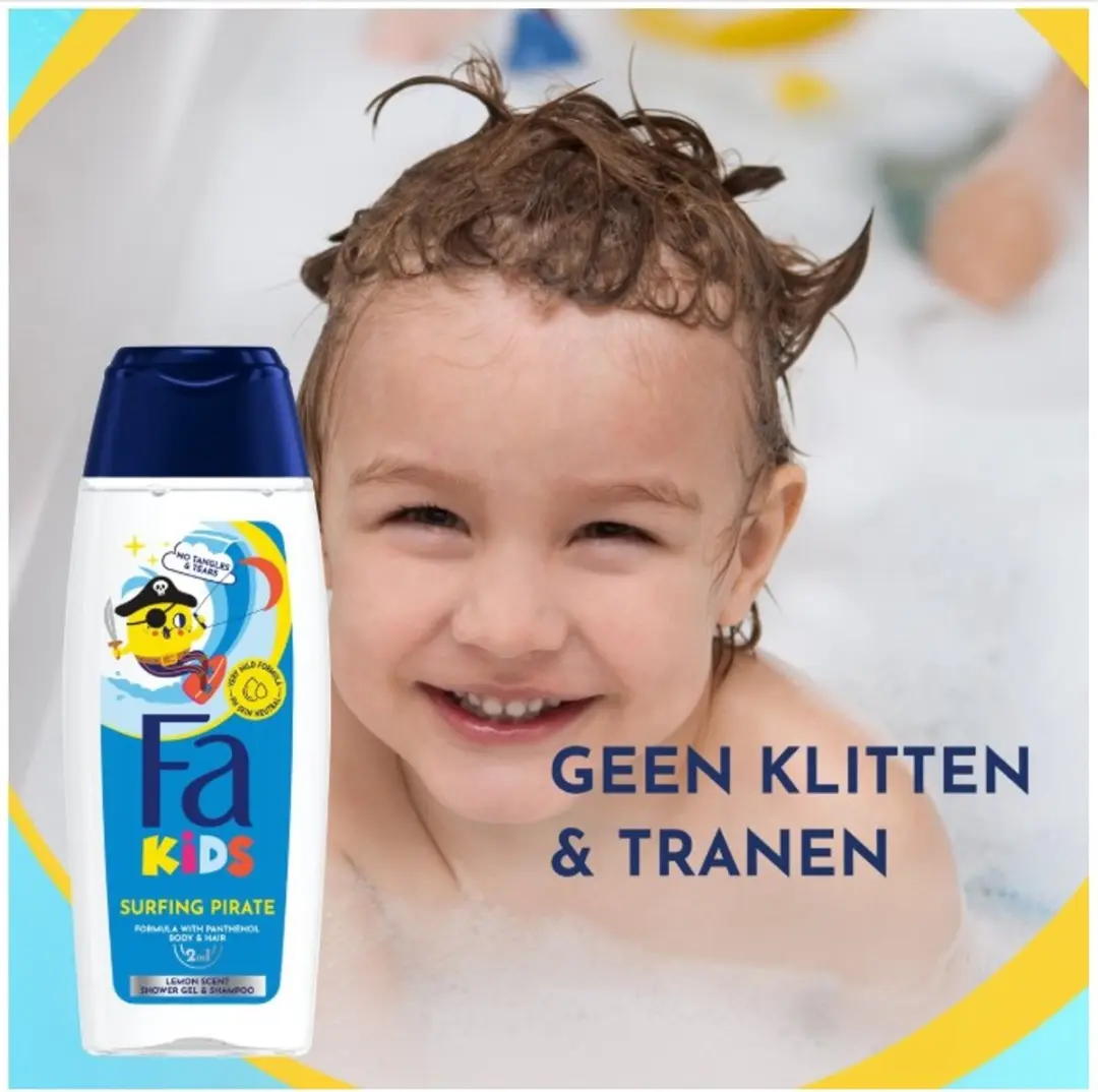 Fa Kids Douchegel Surfing Pirate - 6x 250ml