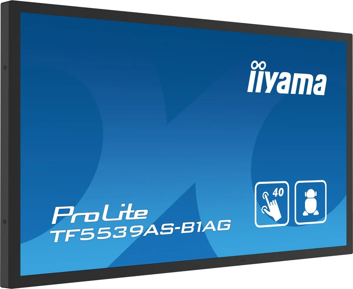 iiyama TF5539AS-B1AG Beeldkrant 54.6" 4K Touchscreen - Android 11 - Zwart