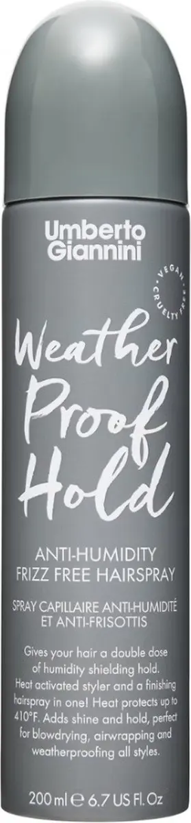 Umberto Giannini Weather Proof Hold Anti-Frizz Haarspray 200ml