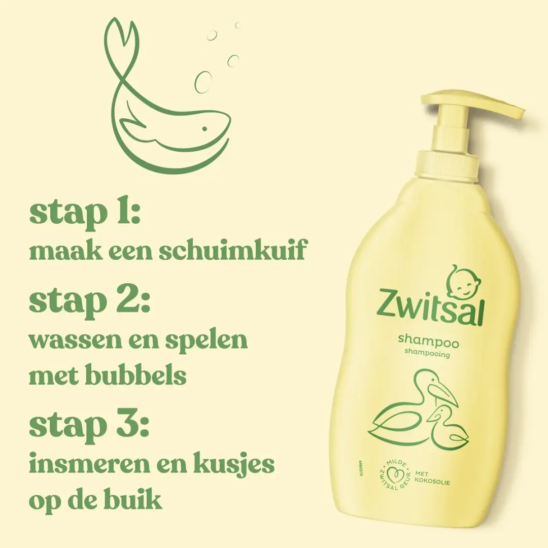 Zwitsal Baby Shampoo 6x400ml