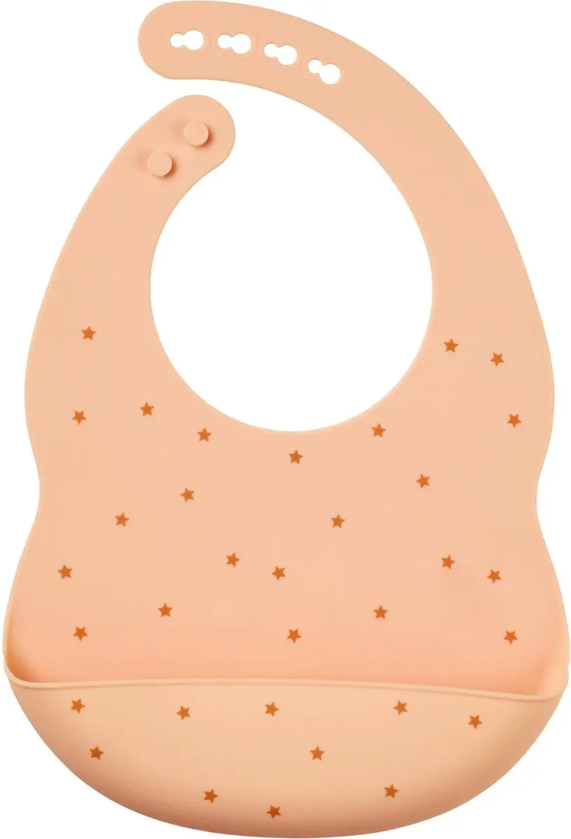 Nattou Silicone Slabbetje met Opvangbakje 21cm