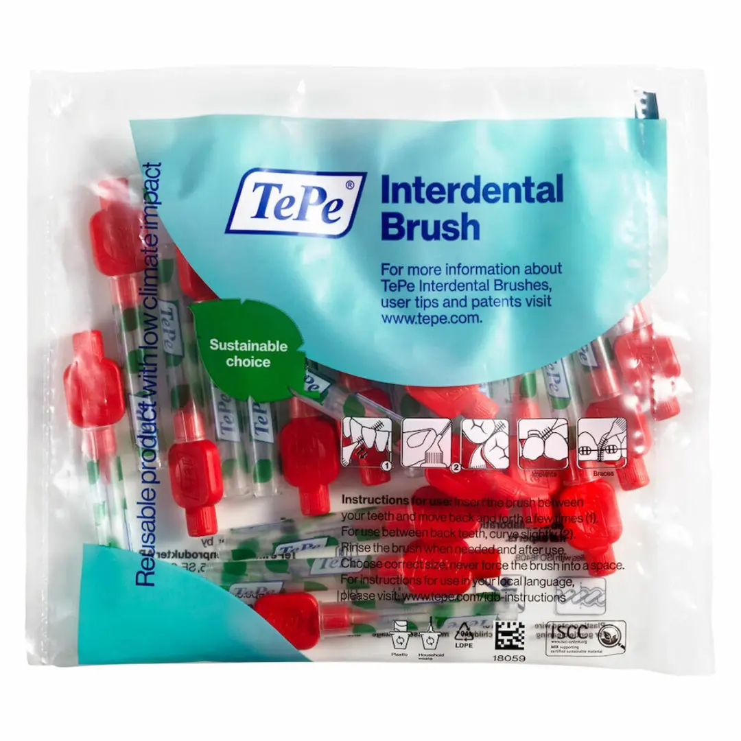 TePe Interdentale Ragers 0,5mm Rood