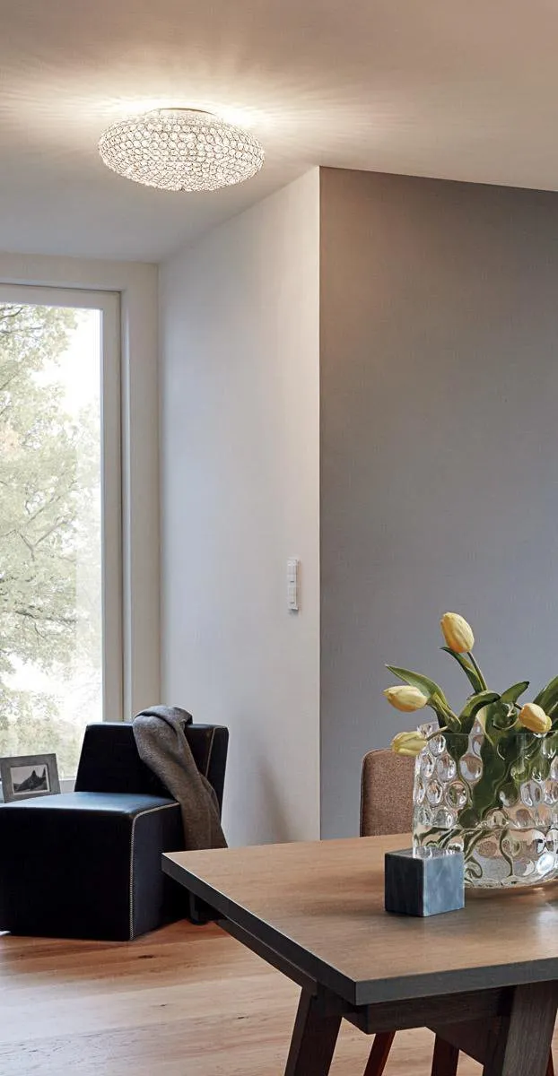 Eglo Clemente Plafondlamp 3 Lichts Ø450mm - Chroom