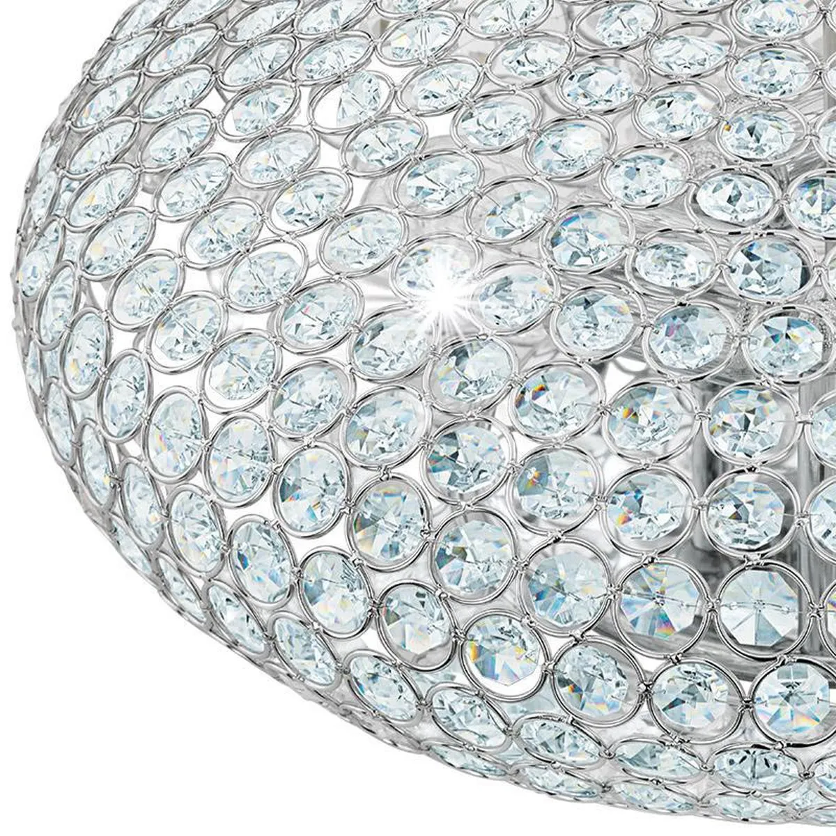 Eglo Clemente Plafondlamp 3 Lichts Ø450mm - Chroom